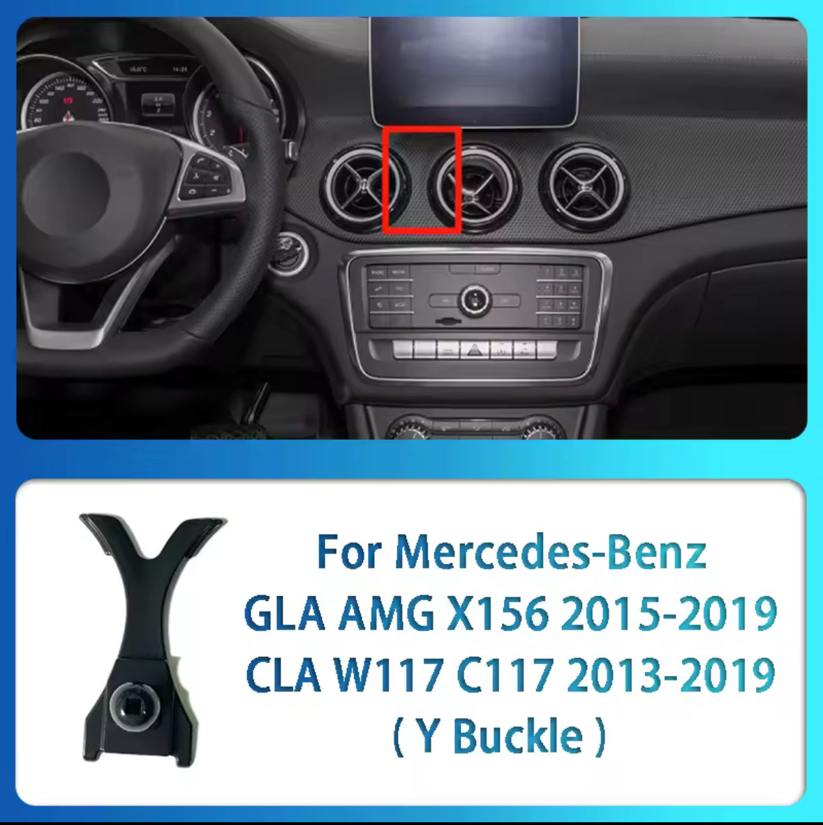 Mercedes-Benz A-Klasse (en GLA/CLA) - Phone Holders Base