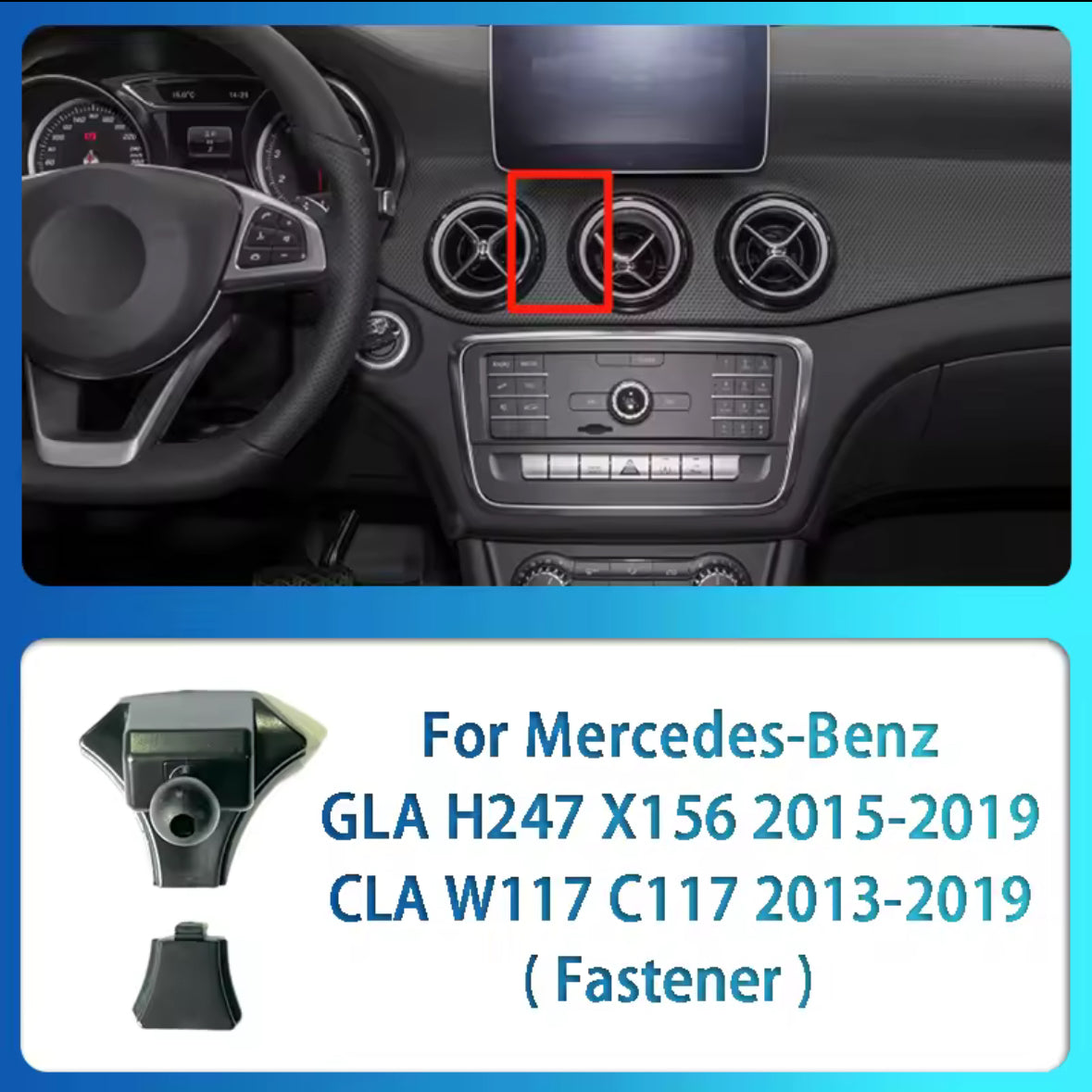 Mercedes-Benz A-Klasse (en GLA/CLA) - Phone Holders Base