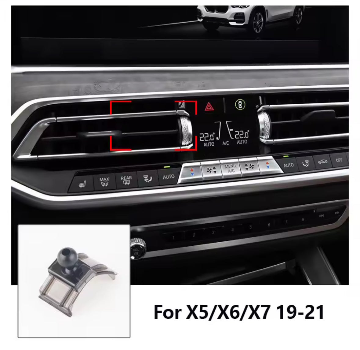 BMW X Series (en iX3) - Phone Holders Base