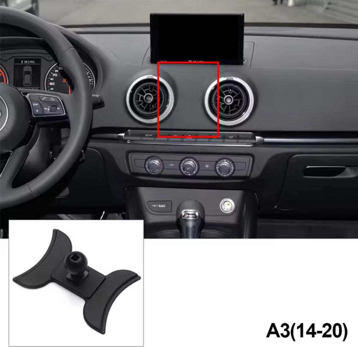 Audi A- & S-modellen - Phone Holders Base