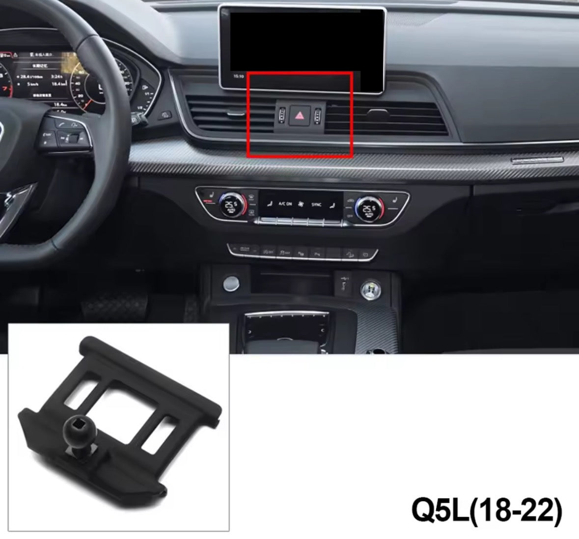 Audi Q-modellen - Phone Holders Base