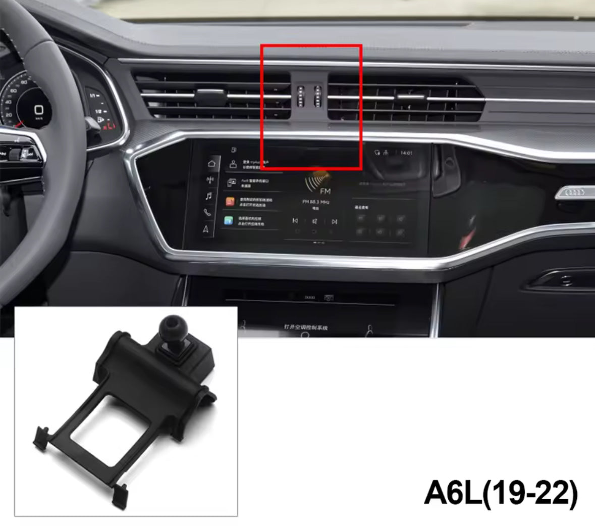 Audi A- & S-modellen - Phone Holders Base