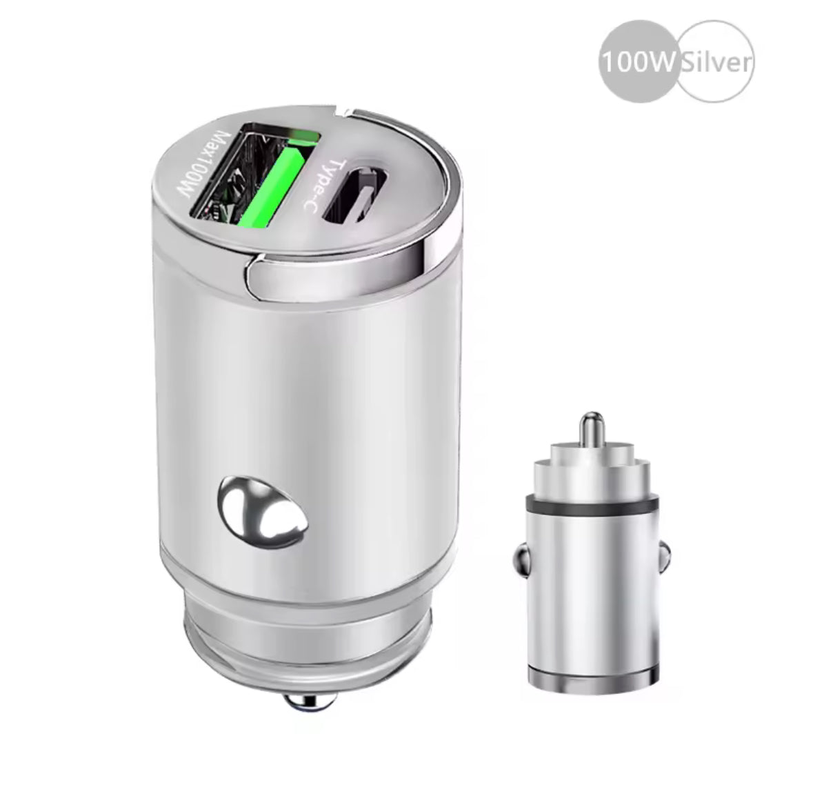 Mini Autolader Fast Charging – 100W/PD30W/30W