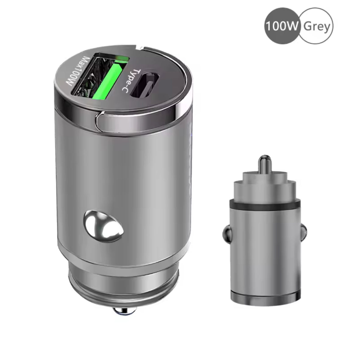 Mini Autolader Fast Charging – 100W/PD30W/30W