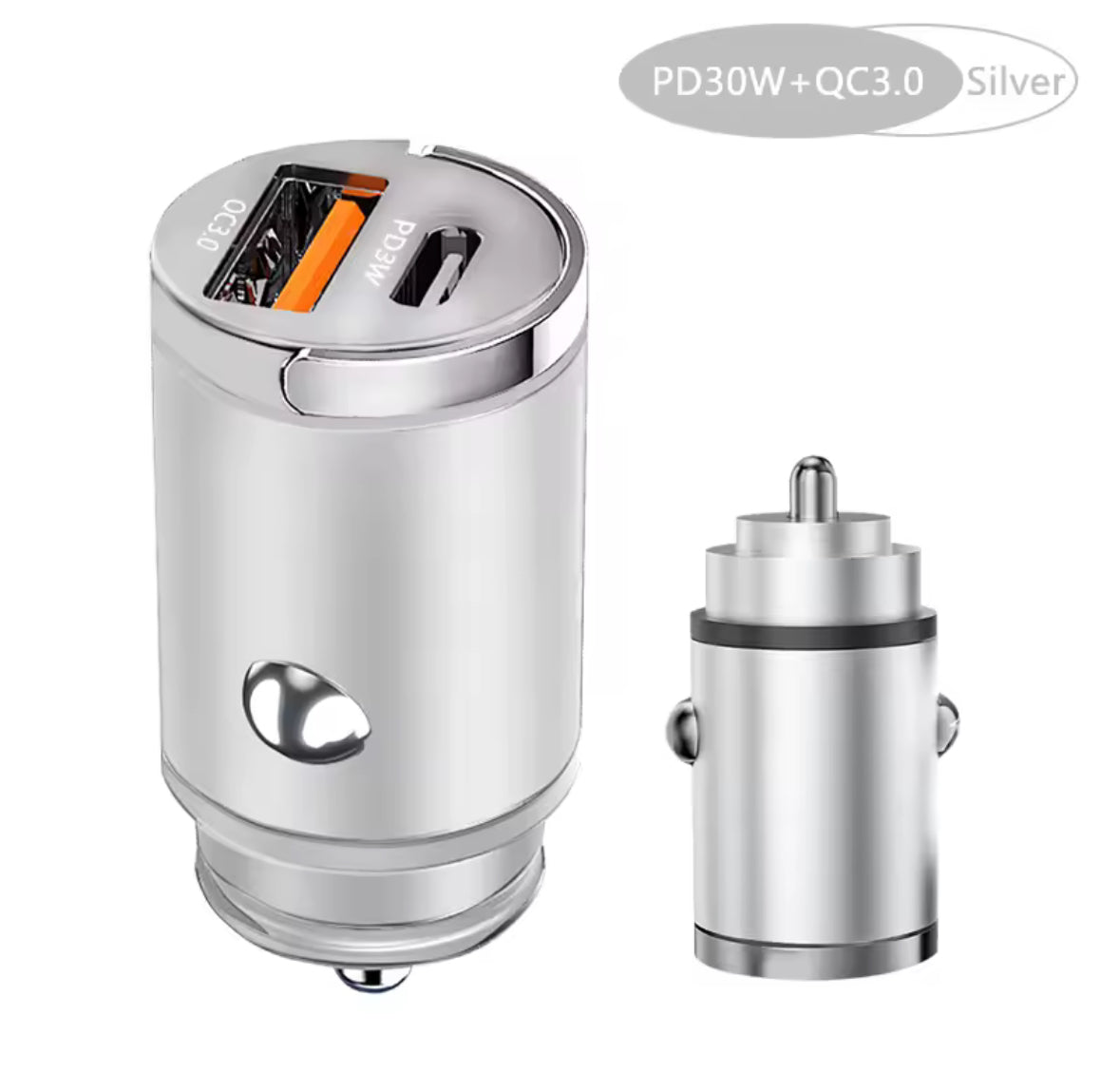 Mini Autolader Fast Charging – 100W/PD30W/30W