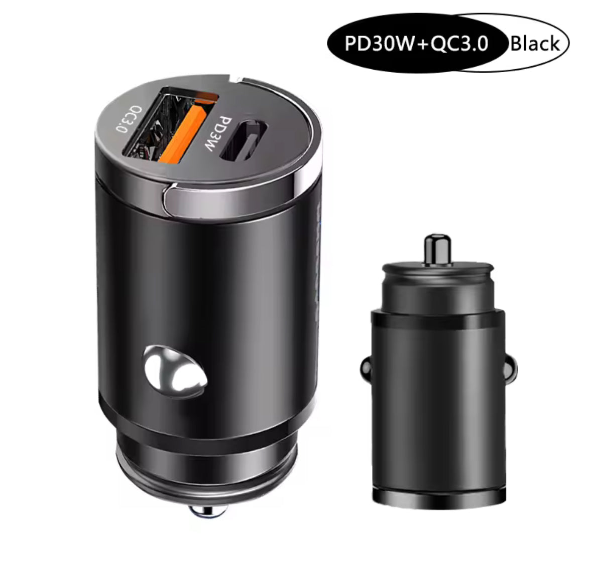 Mini Autolader Fast Charging – 100W/PD30W/30W