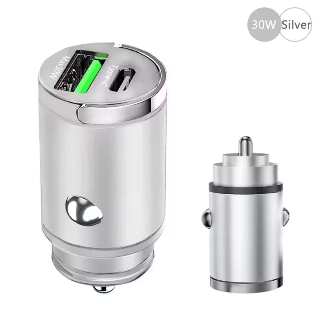 Mini Autolader Fast Charging – 100W/PD30W/30W