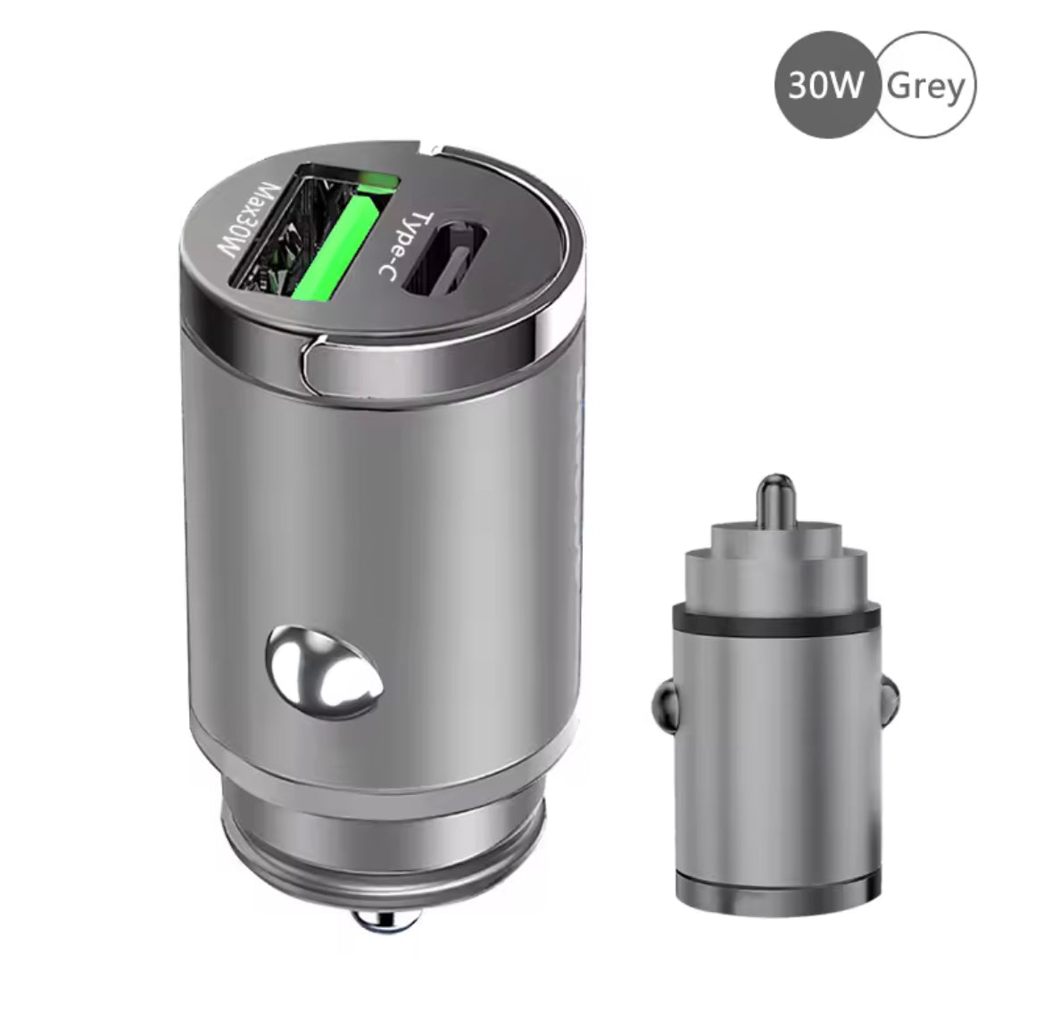 Mini Autolader Fast Charging – 100W/PD30W/30W