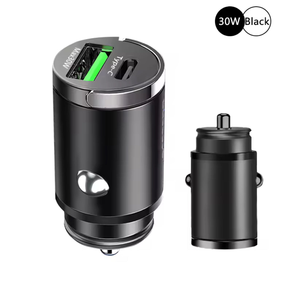 Mini Autolader Fast Charging – 100W/PD30W/30W