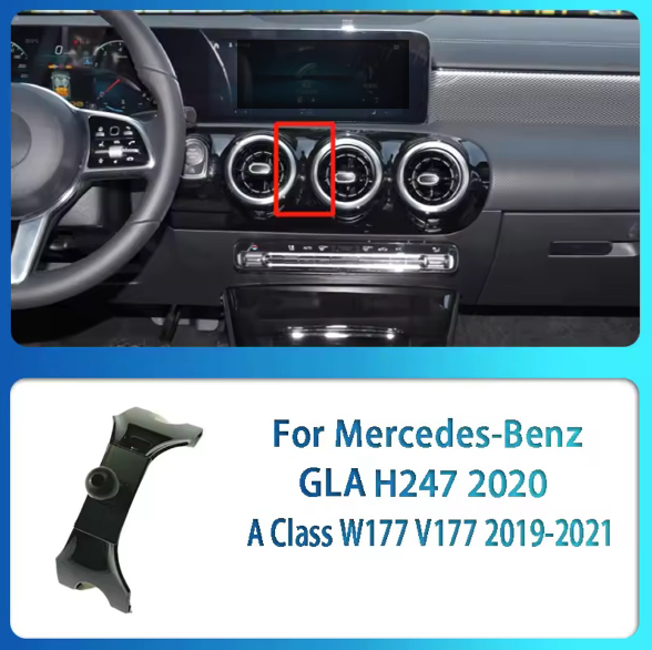 Mercedes-Benz A-Klasse (en GLA/CLA) - Phone Holders Base