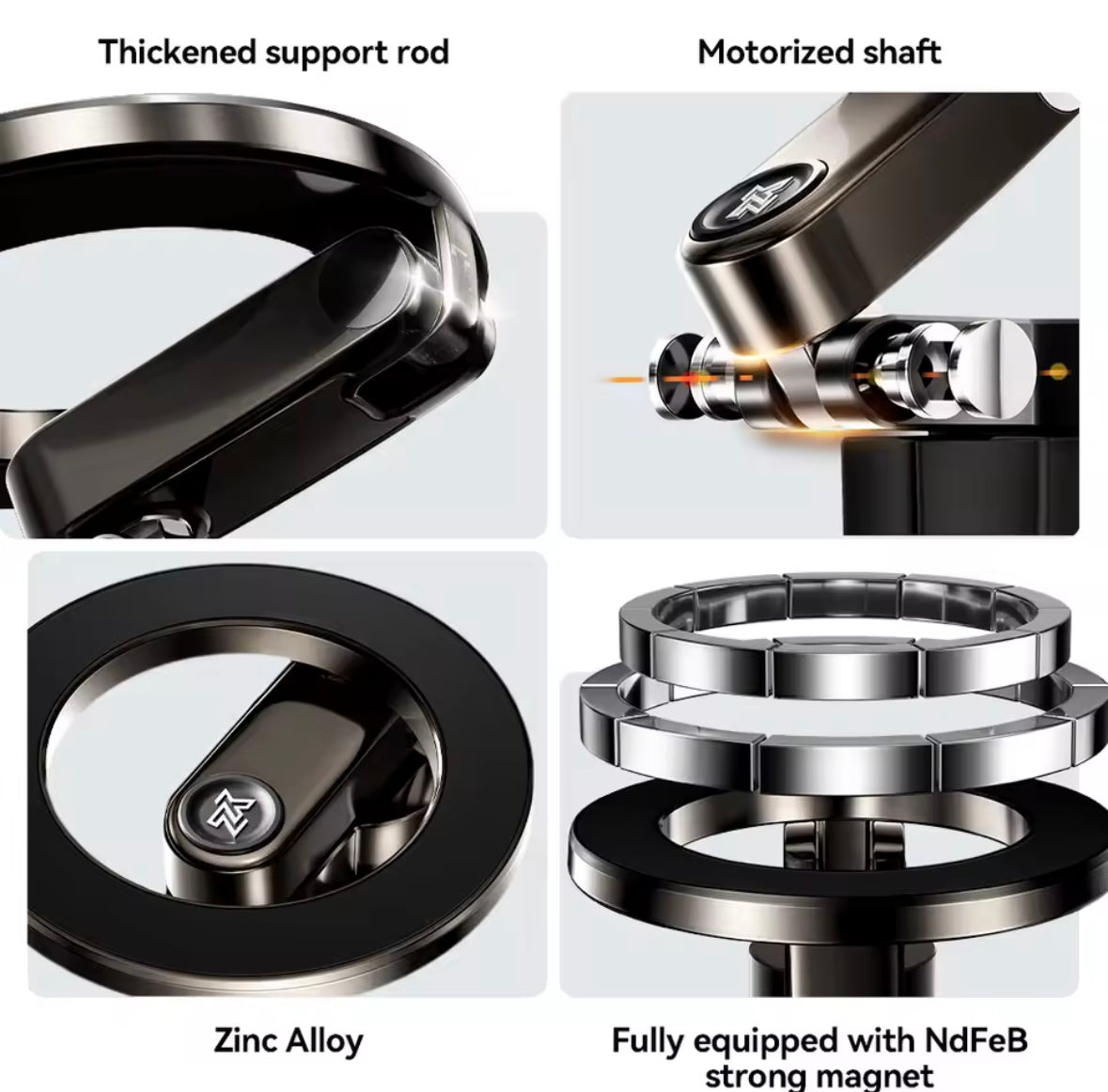 Tesla Model 3 (2024) / Model Y (2025) - Complete Phone Holder Set